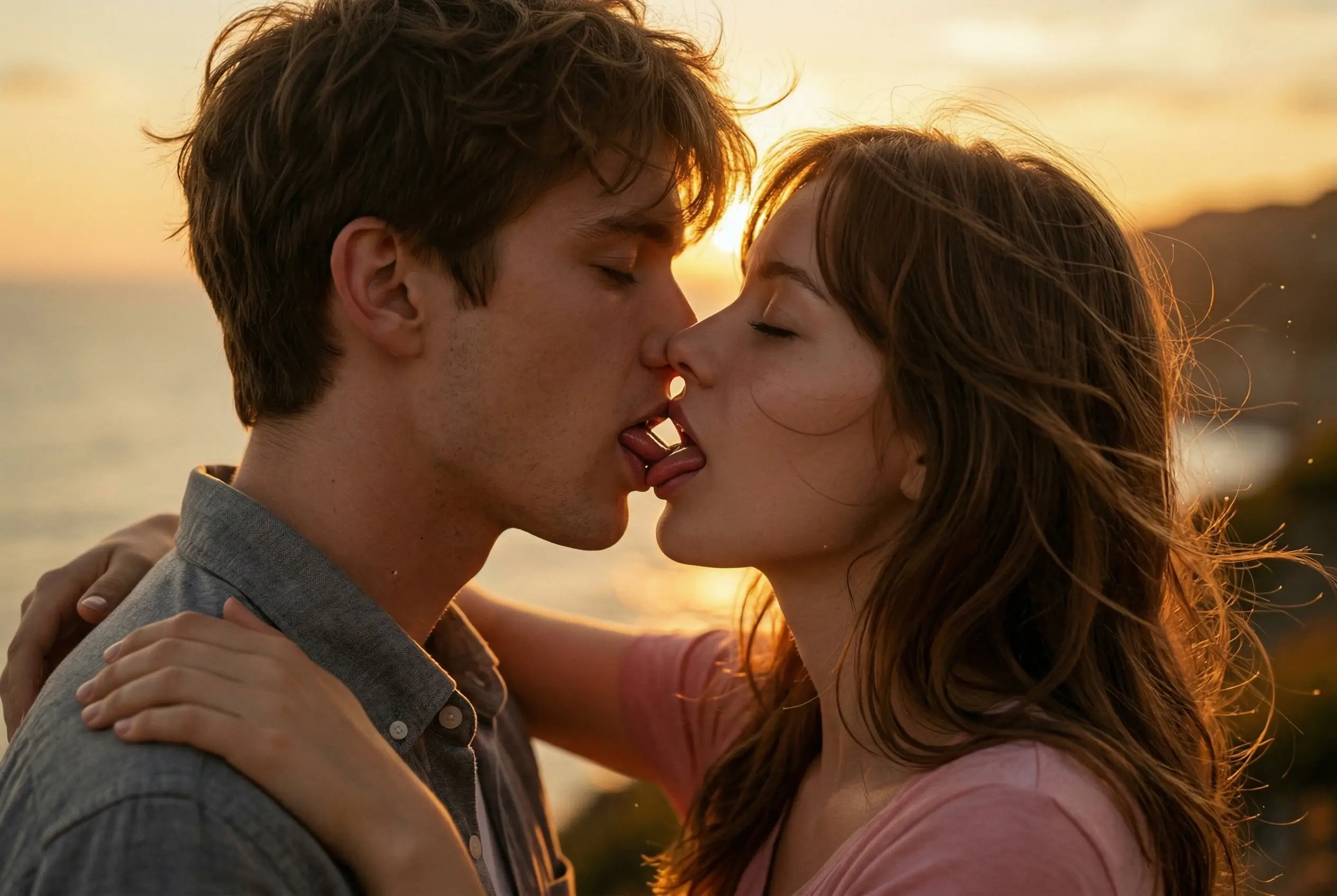 Tongue Kiss GIF