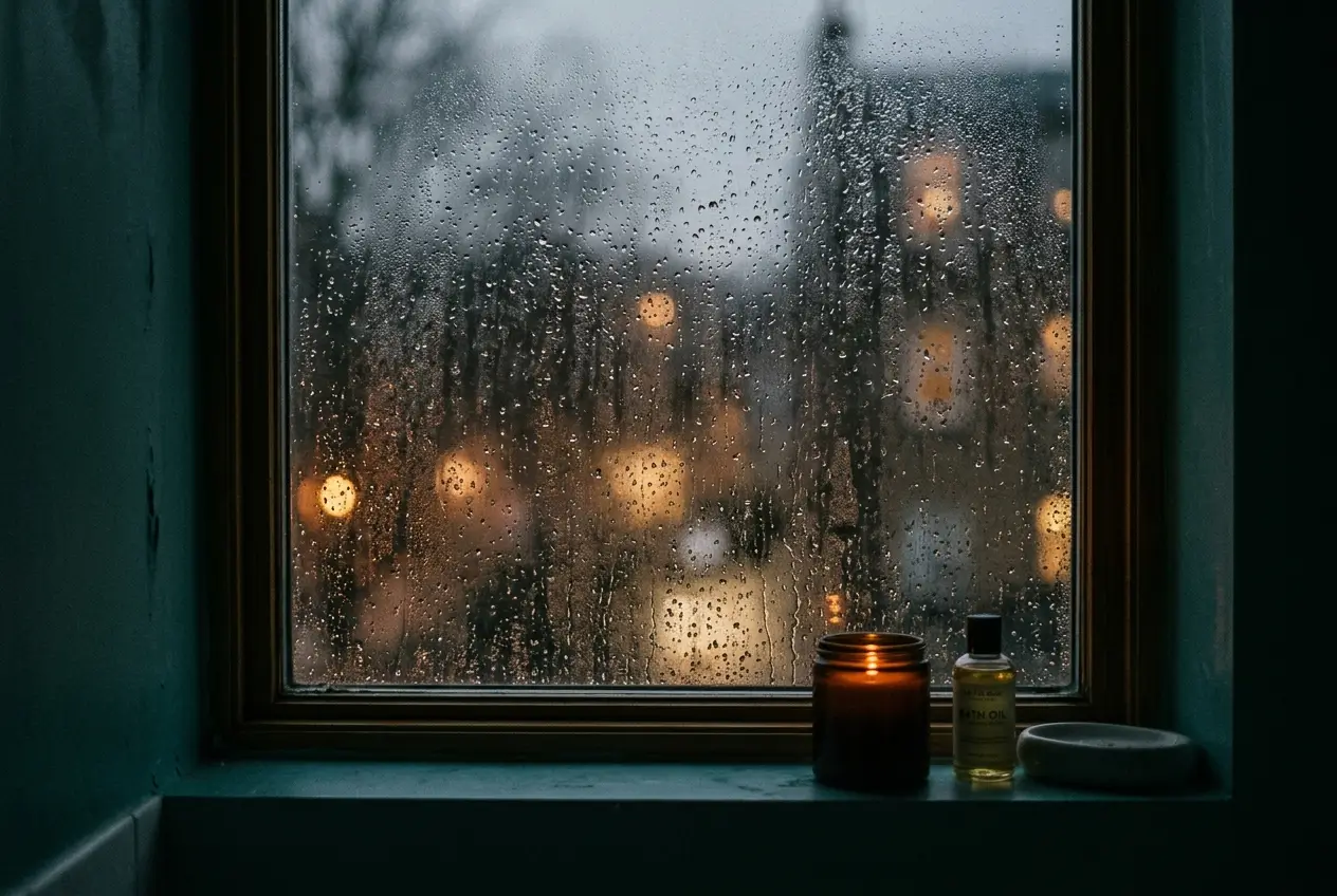 Rainy Bath Window
